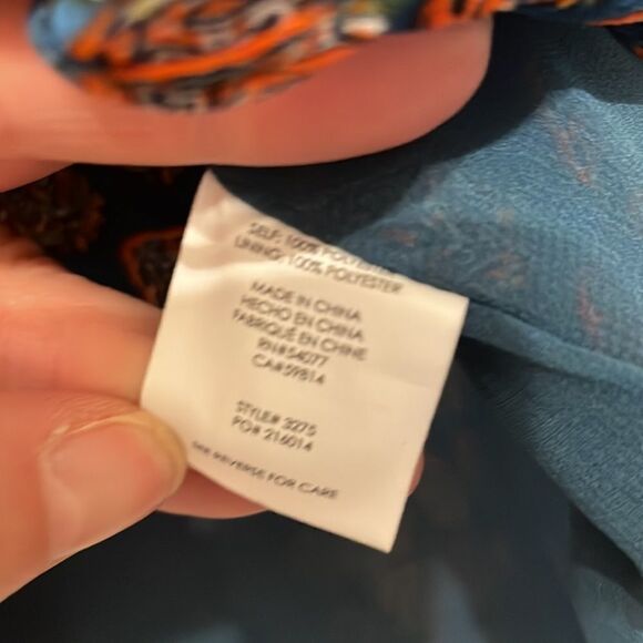 CAbi Medallion Reign Sleeveless Ruffle Front Blouse - Picture 5 of 8